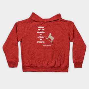 sheep skating Kids Hoodie